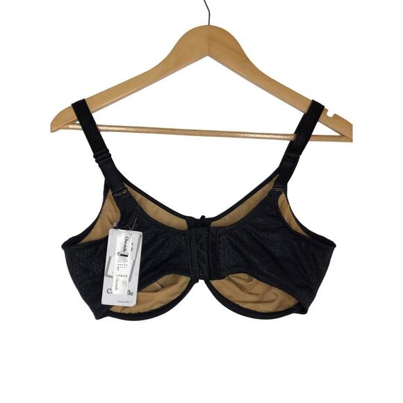 Chantelle Magnifique Bra Seamless Underwired Unlined Minimizer Black NWT 36DDDD - Picture 4 of 8